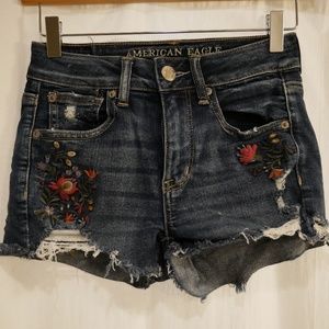American Eagle High-Waisted Patterned Shorts